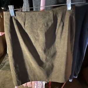 Access Chic Brown Women's Pencil Skirt